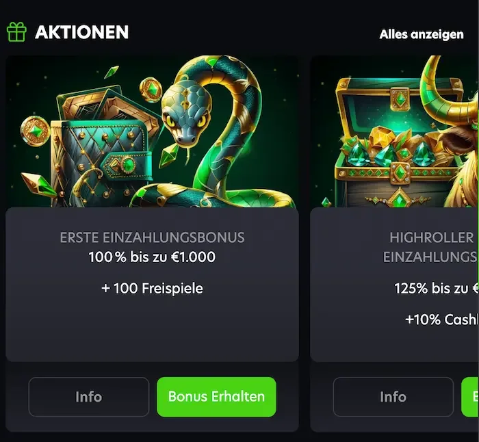 Neospin Casino — Inside Neospin Casino: screenshots 2